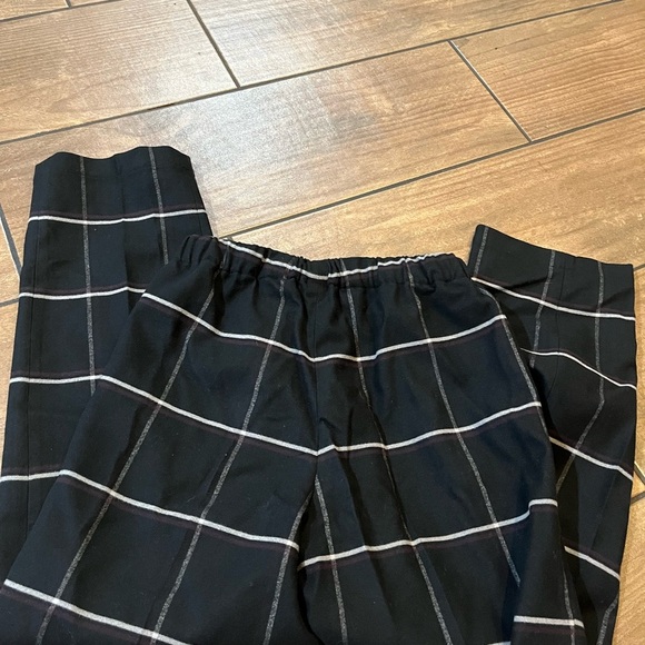 Aritzia The Group Babaton Jimmy Plaid Pull on Pants Size XXS - Picture 5 of 5